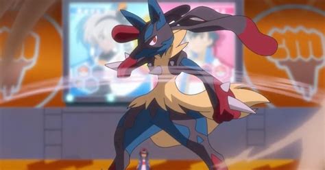 ash lucario mega evolution